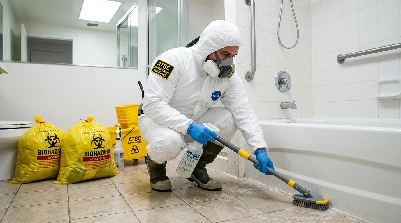 Decontamination equipment deployed for Blood Cleanup in North Plainfield